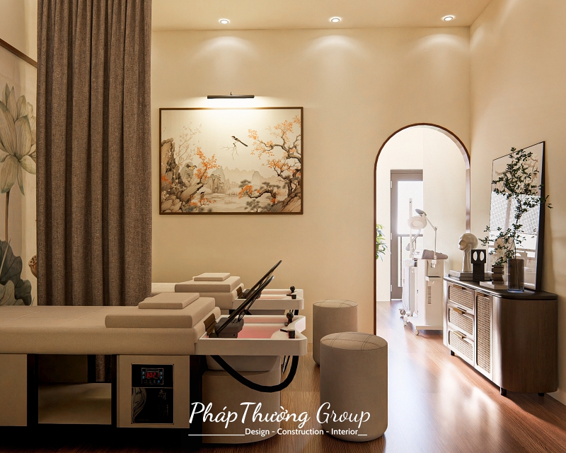 thiết kế spa, thi công spa, pháp thường group, phapthuonggroup