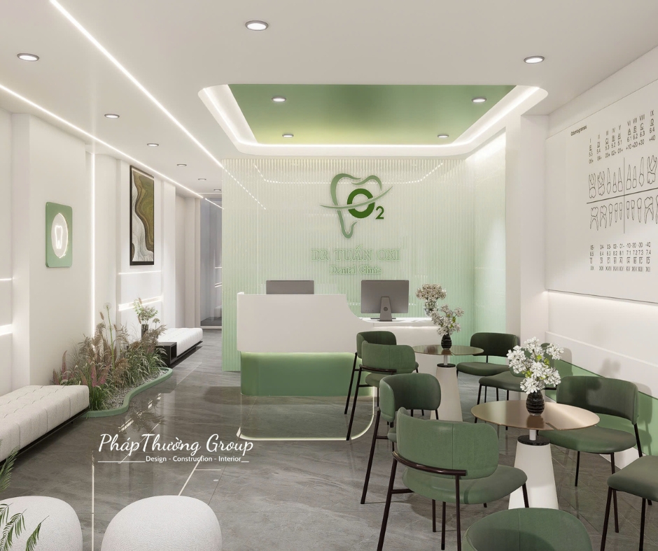 Thiết kế phòng khám, phòng khám đẹp và chuyên nghiệp, pháp thường group, phapthuonggroup