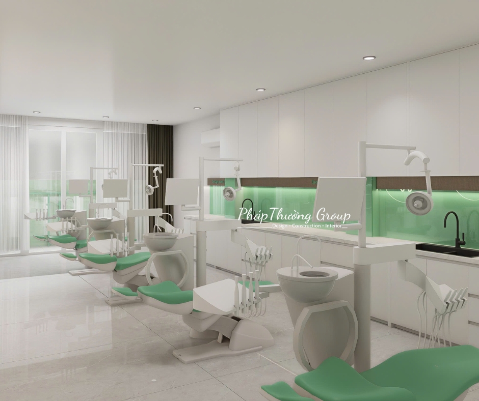 Thiết kế phòng khám, phòng khám đẹp và chuyên nghiệp, pháp thường group, phapthuonggroup
