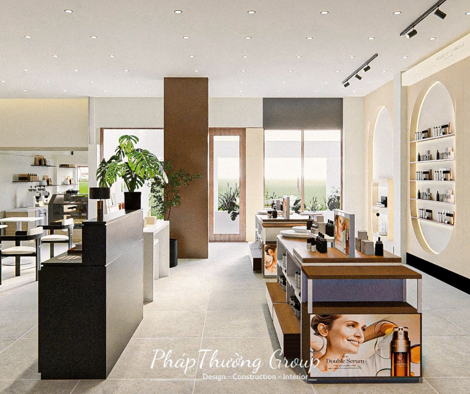 Thiết kế quán cafe, thiết kế quán trà sữa, quán cafe đẹp, quán trà sữa đẹp, pháp thường nhóm, phapthuonggroup