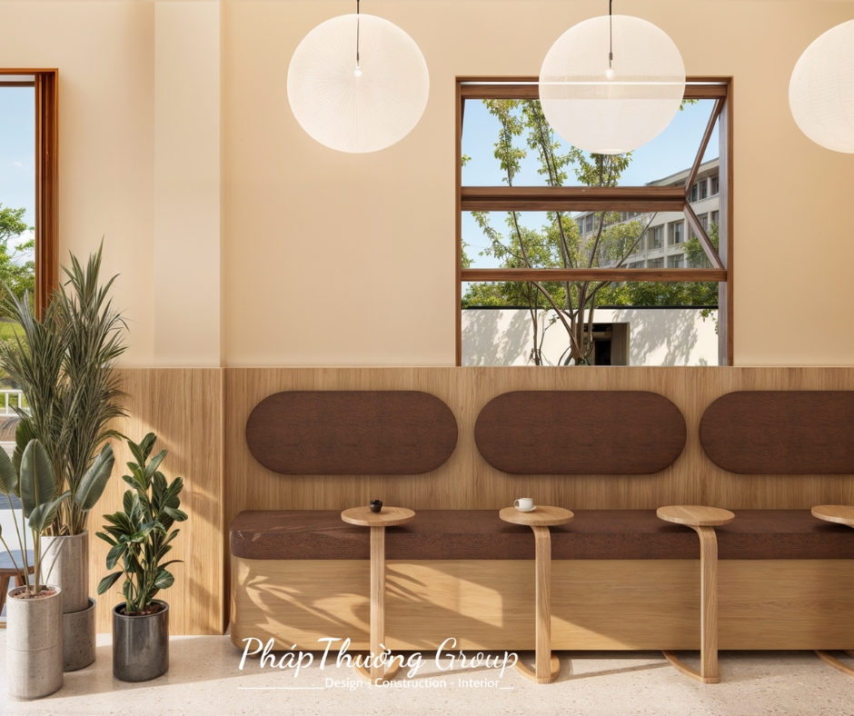 Thiết kế quán cafe, thiết kế quán trà sữa, quán cafe đẹp, quán trà sữa đẹp, pháp thường nhóm, phapthuonggroup