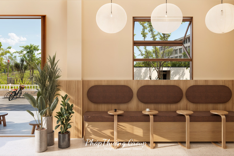 Thiết kế quán cafe, thiết kế quán trà sữa, quán cafe đẹp, quán trà sữa đẹp, pháp thường nhóm, phapthuonggroup