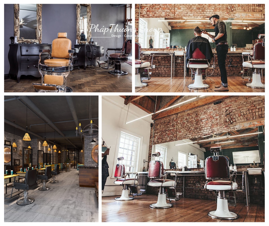 Thiết kế tiệm tóc, thiết kế salon tóc, tiệm tóc đẹp, thiết kế nội thất tiệm tóc, salon tóc đẹp, phapthuonggroup, pháp thường group
