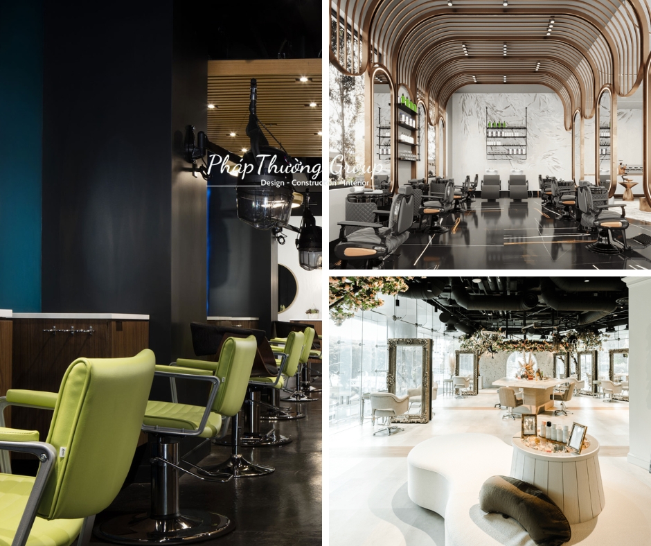 Thiết kế tiệm tóc, thiết kế salon tóc, tiệm tóc đẹp, thiết kế nội thất tiệm tóc, salon tóc đẹp, phapthuonggroup, pháp thường group