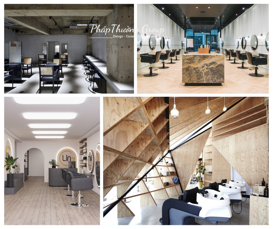 Thiết kế tiệm tóc, thiết kế salon tóc, tiệm tóc đẹp, thiết kế nội thất tiệm tóc, salon tóc đẹp, phapthuonggroup, pháp thường group