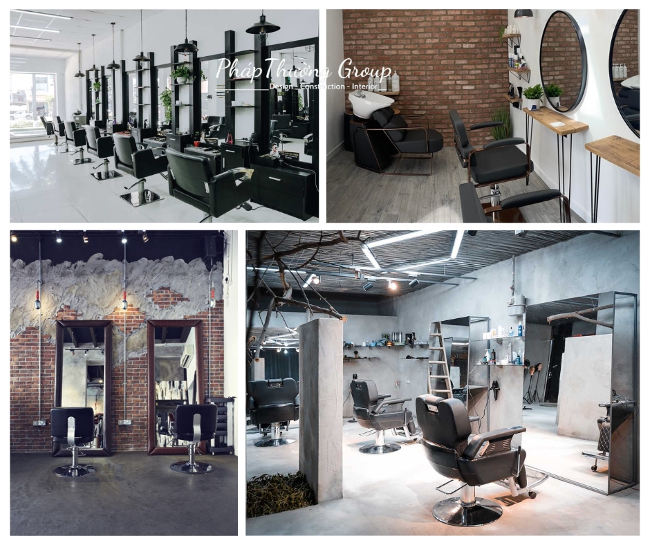 Thiết kế tiệm tóc, thiết kế salon tóc, tiệm tóc đẹp, thiết kế nội thất tiệm tóc, salon tóc đẹp, phapthuonggroup, pháp thường group