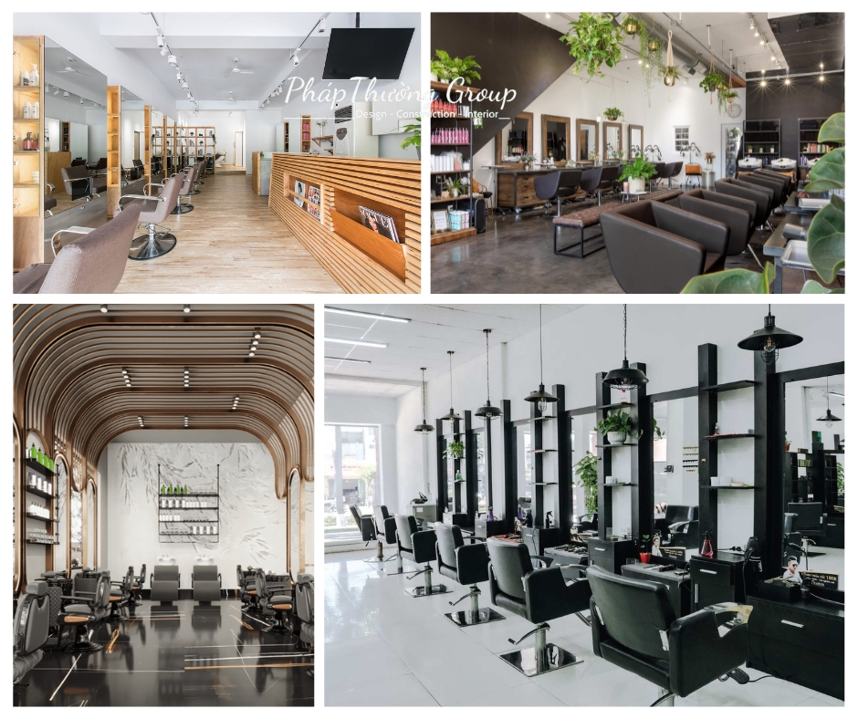 Thiết kế tiệm tóc, thiết kế salon tóc, tiệm tóc đẹp, thiết kế nội thất tiệm tóc, salon tóc đẹp, phapthuonggroup, pháp thường group