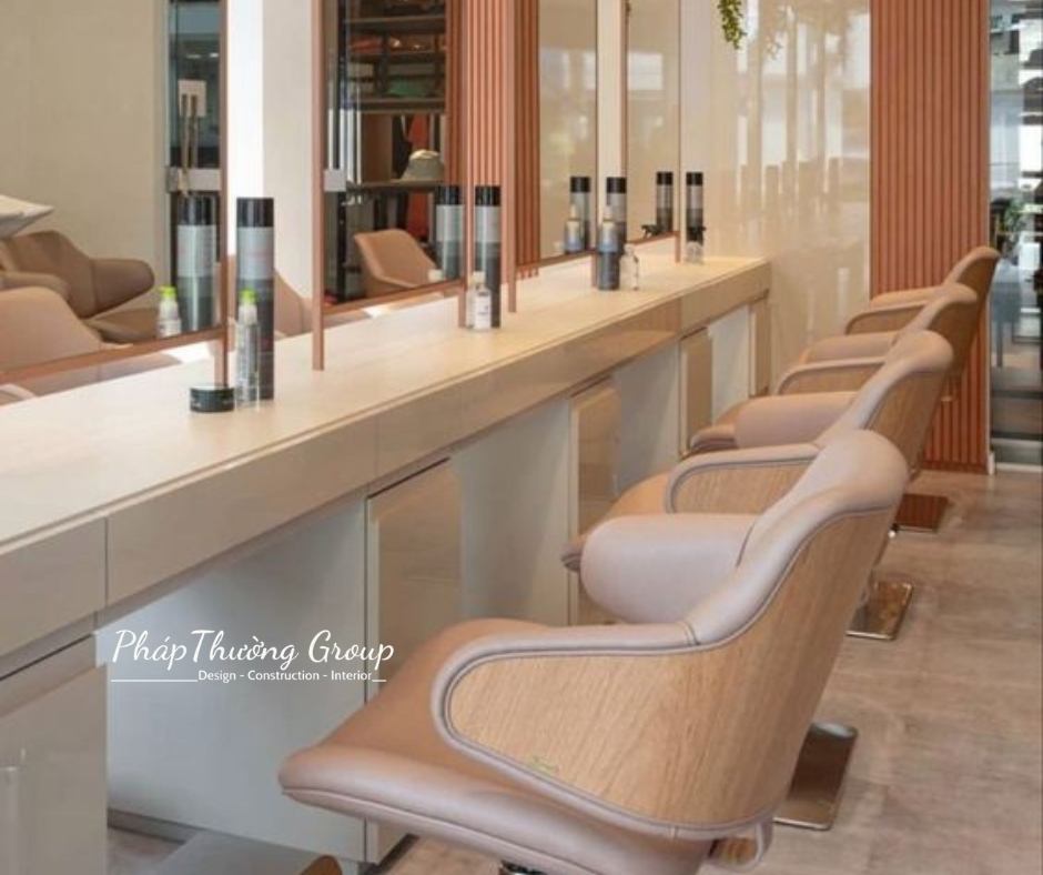 Thiết kế tiệm tóc, thiết kế salon tóc, tiệm tóc đẹp, thiết kế nội thất tiệm tóc, salon tóc đẹp, phapthuonggroup, pháp thường group