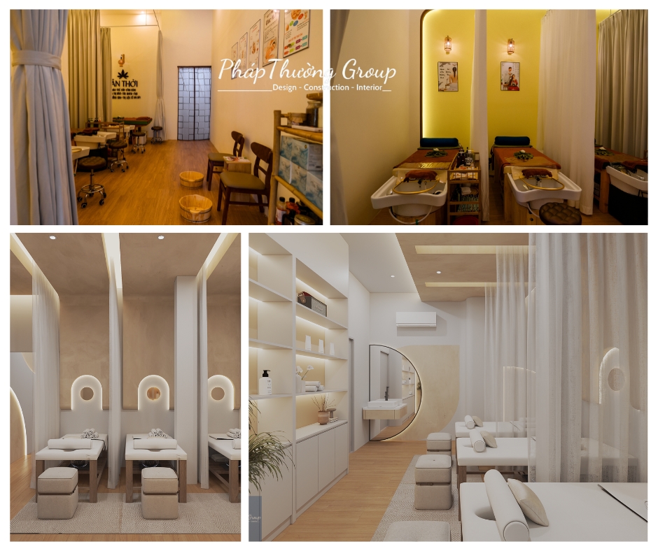 thiết kế spa, thi công spa, pháp thường group, phapthuonggroup