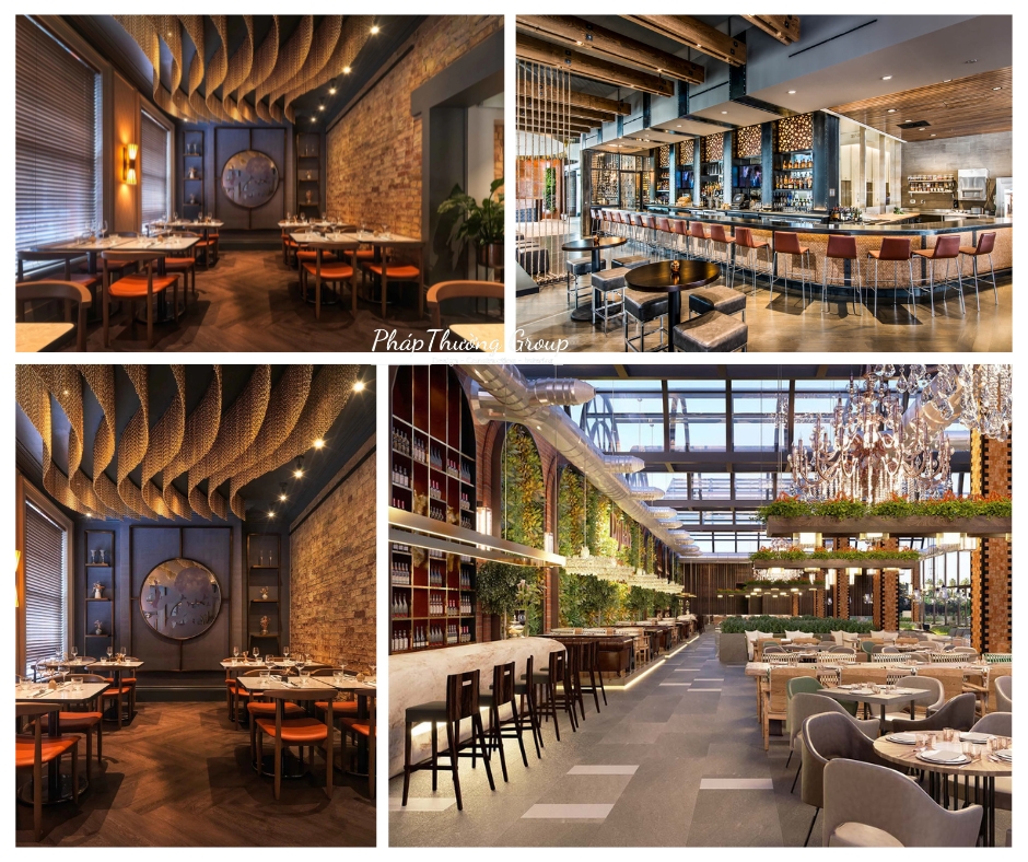 thi công nhà hàng, chi phí thi công nhà hàng, báo giá thi công nhà hàng, pháp thường group, pháp thường group