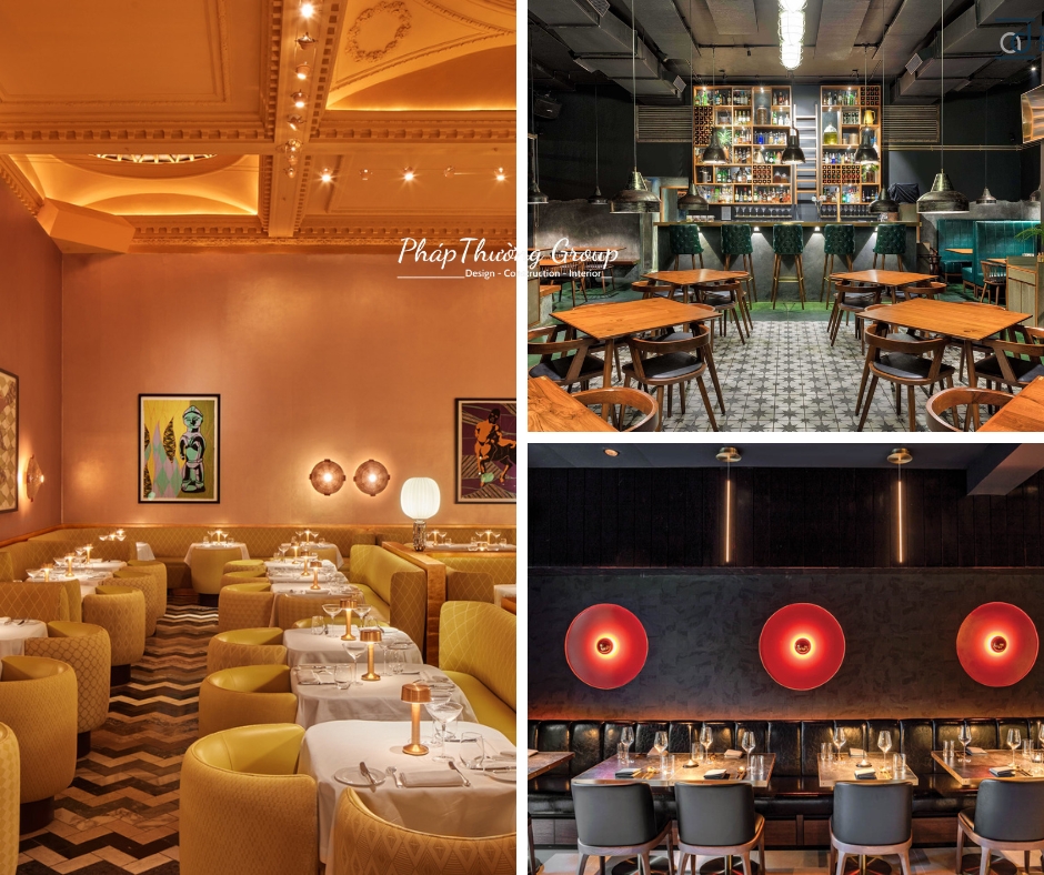 thi công nhà hàng, chi phí thi công nhà hàng, báo giá thi công nhà hàng, pháp thường group, pháp thường group