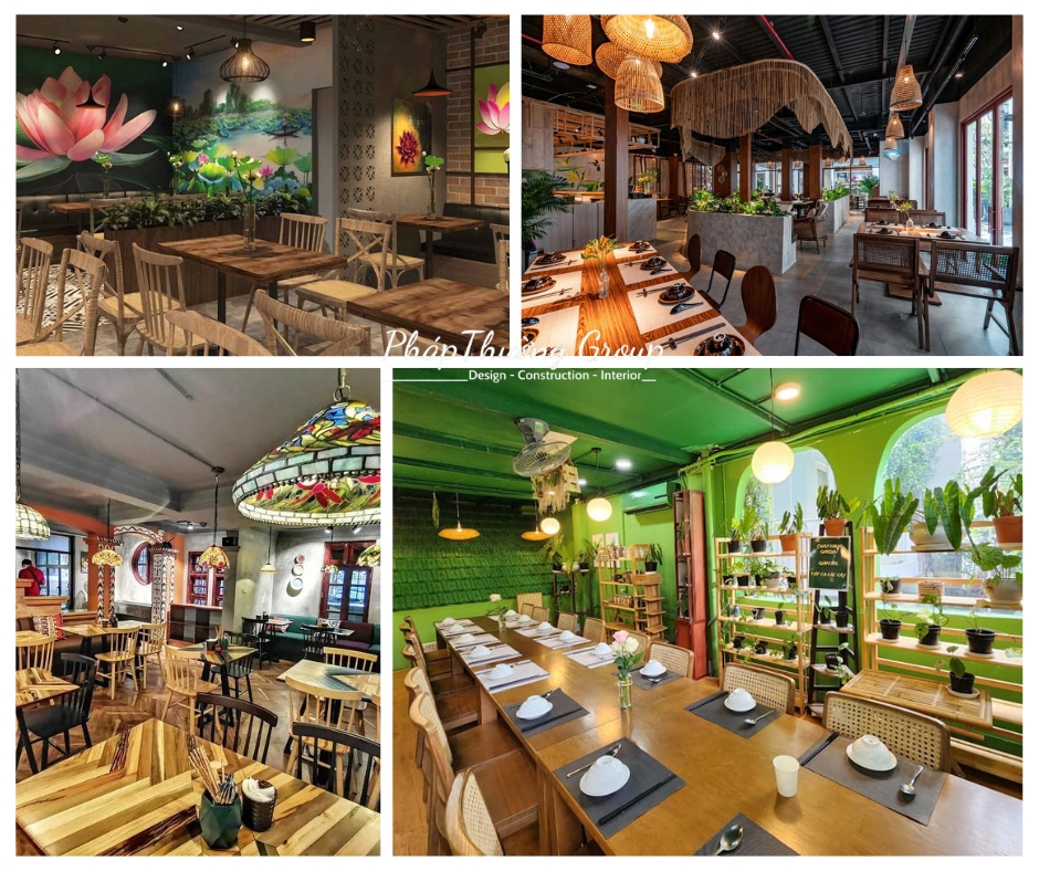Thiết kế nhà hàng, thiết kế nhà hàng nhỏ, mẫu nhà hàng đẹp đơn giản, phong cách thiết kế nhà hàng, mẫu thiết kế nhà hàng ăn uống bình dân