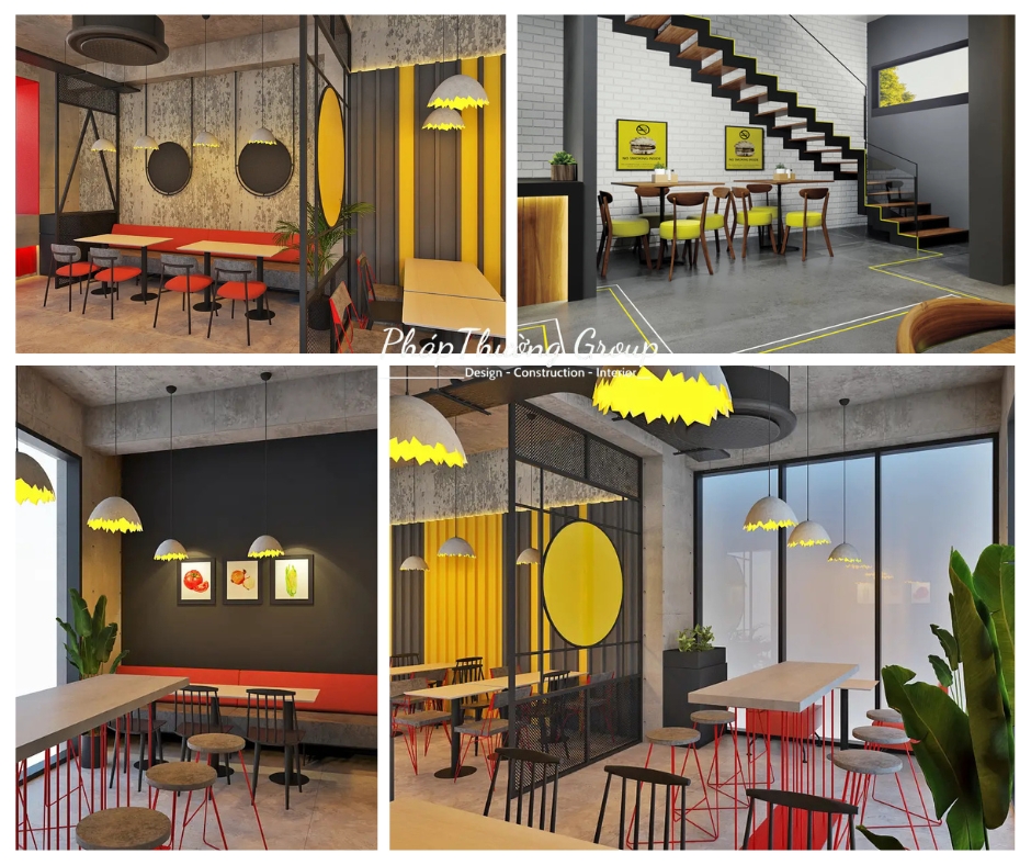 Thiết kế nhà hàng, thiết kế nhà hàng nhỏ, mẫu nhà hàng đẹp đơn giản, phong cách thiết kế nhà hàng, mẫu thiết kế nhà hàng ăn uống bình dân