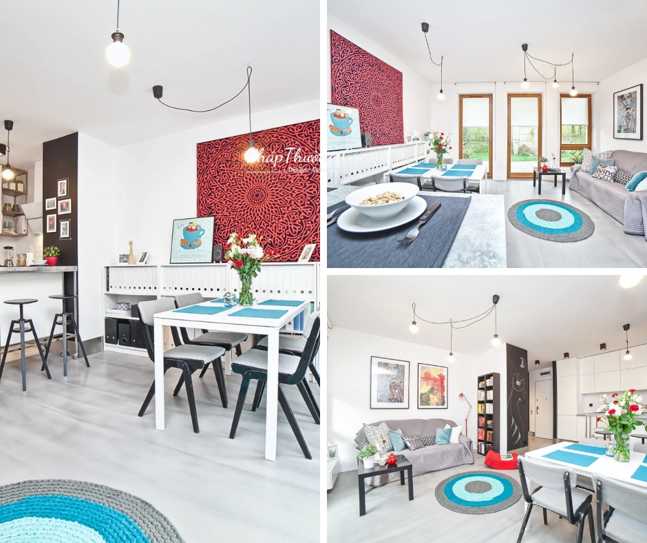 Thiết kế nội thất chung cư, thiết kế nội thất chung cư 45m2